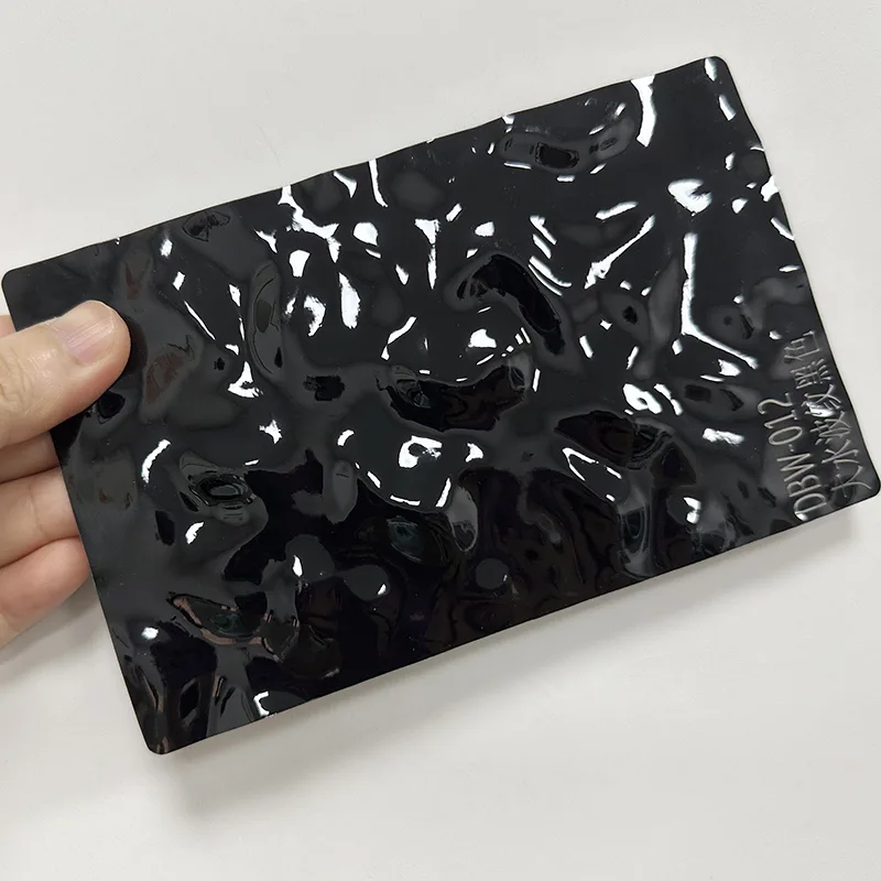 لوحة الحائط كريستال الكربون تموج الماء PET